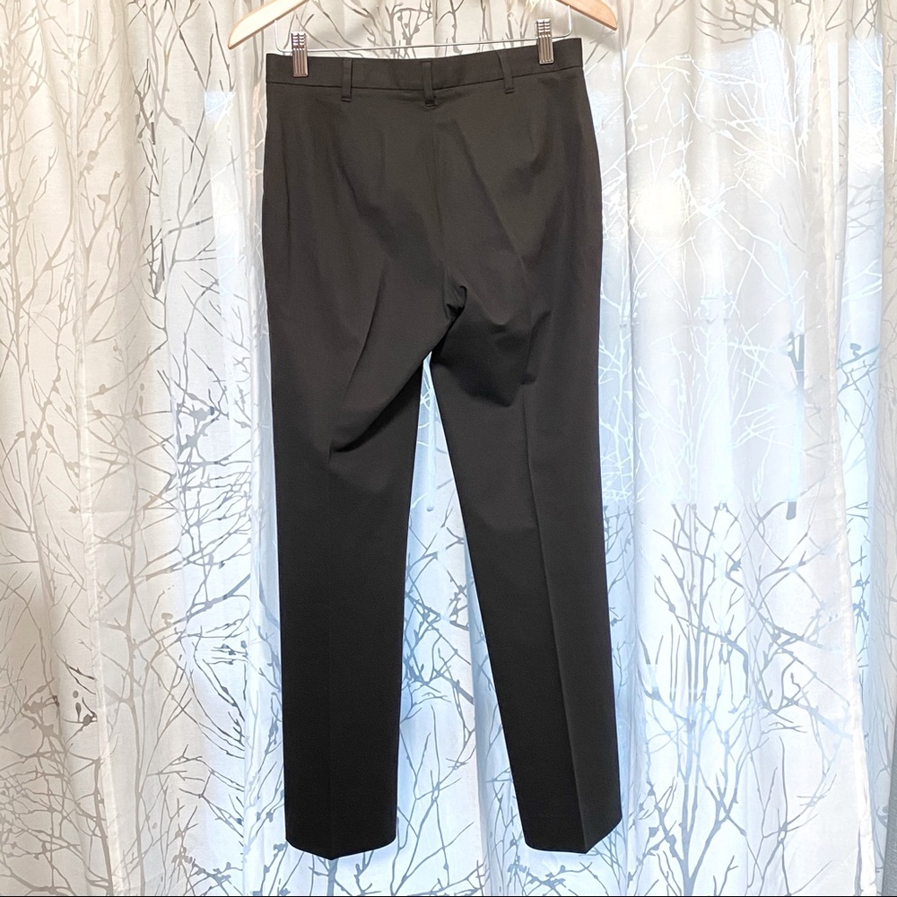 Jill Sander all black cotton dress pants trousers slacks - Picture 5 of 13